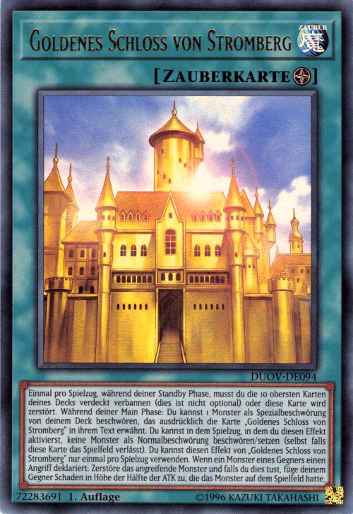 Goldenes Schloss von Stromberg – cardcluster